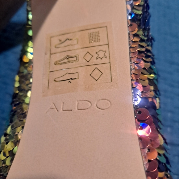 Aldo Multicolor Sequin Heels - Picture 8 of 8